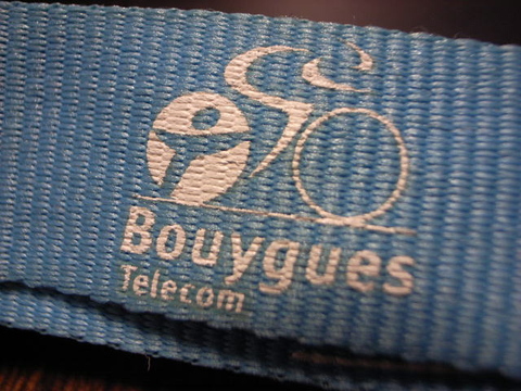 strap of Bouygues Telecom(France)